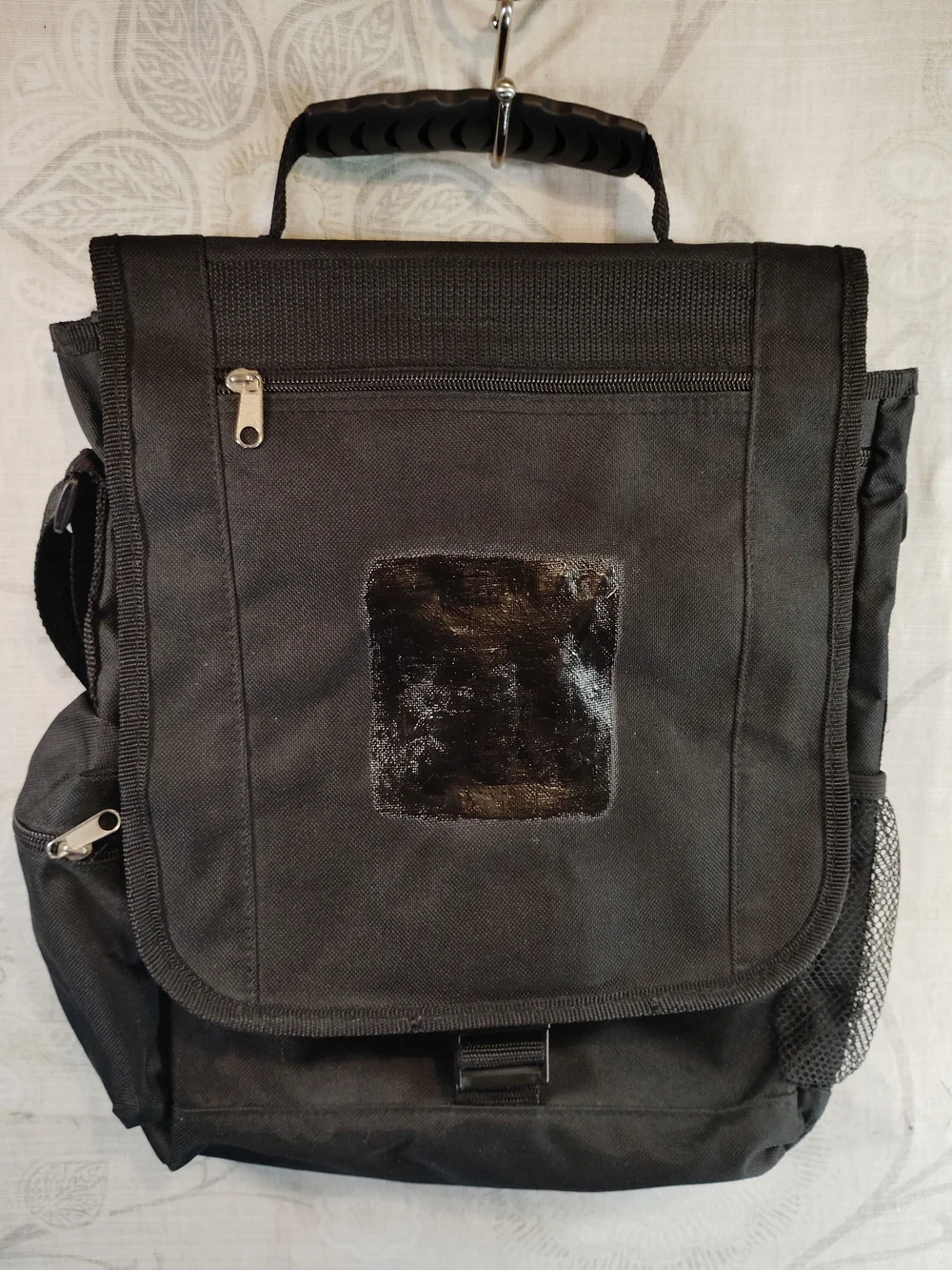Black Messenger Bag Durable Everyday Carry